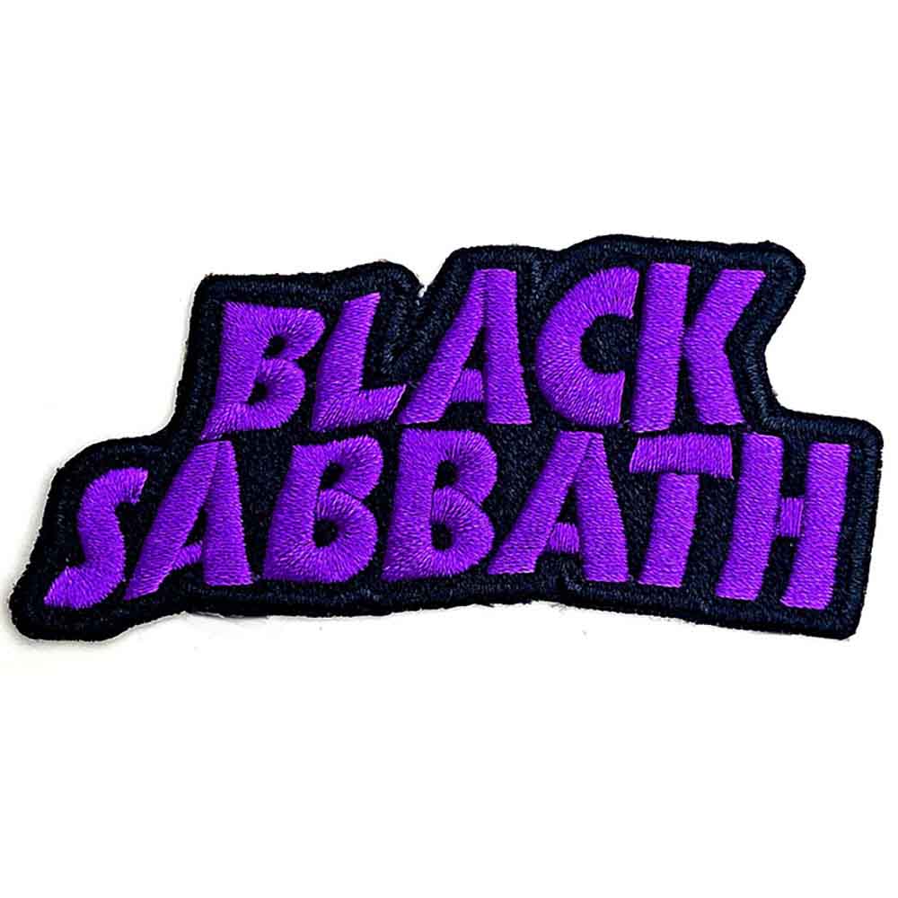 Black Sabbath Standard Patch: Cut Out Wavy Logo