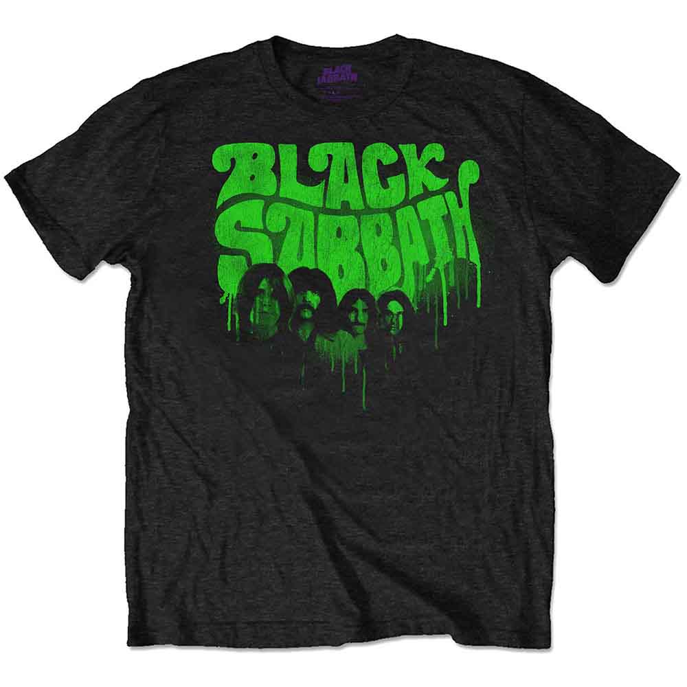 Black Sabbath Unisex T-Shirt: Graffiti (Black)