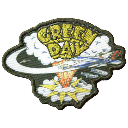 Green Day Standard Patch: Dookie Cut-Out Green