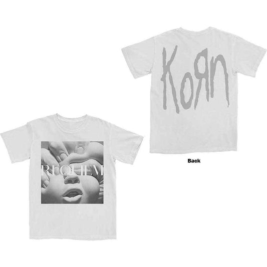 Korn Unisex T-Shirt: Requiem Album Cover (Back Print)