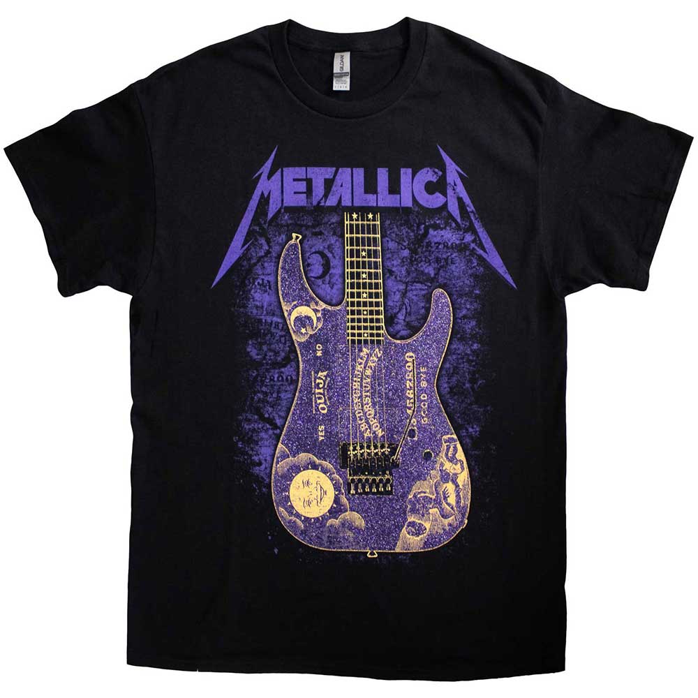 Metallica Unisex T-Shirt: Ouija Purple (Black)