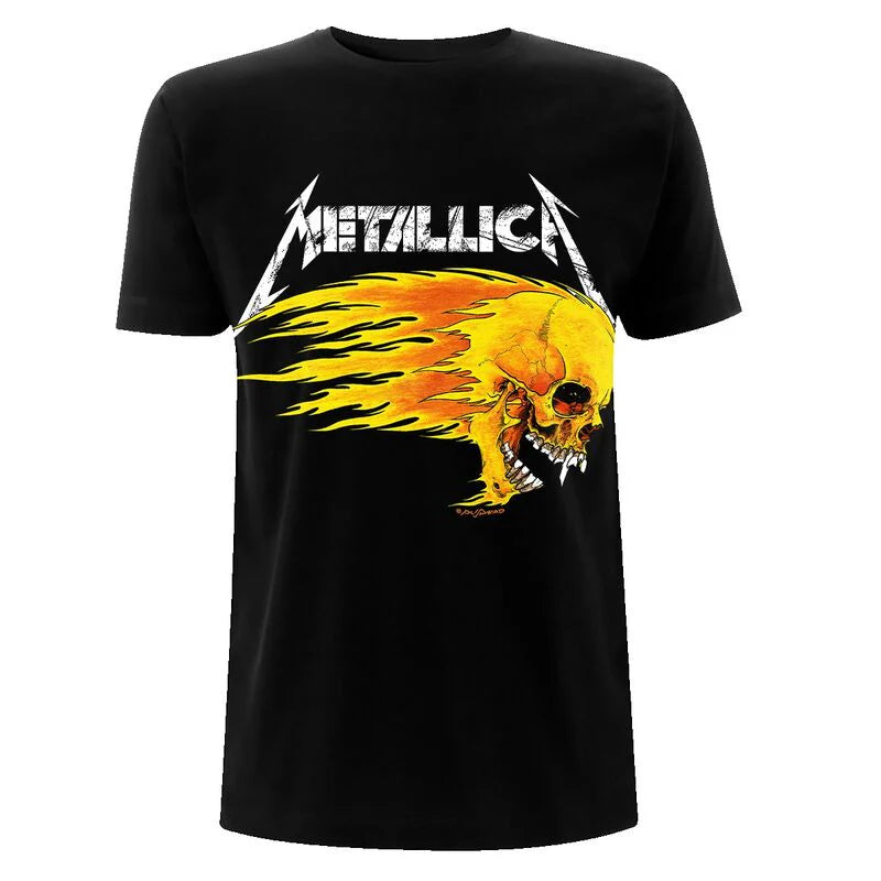 Metallica Flaming Skull Tour 94 T-Shirt