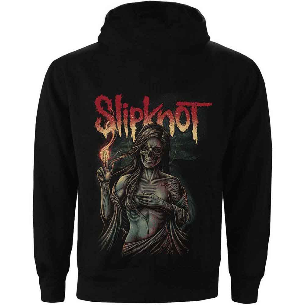 Slipknot Unisex Pullover Hoodie: Burn Me Away (Black) (Back Print)