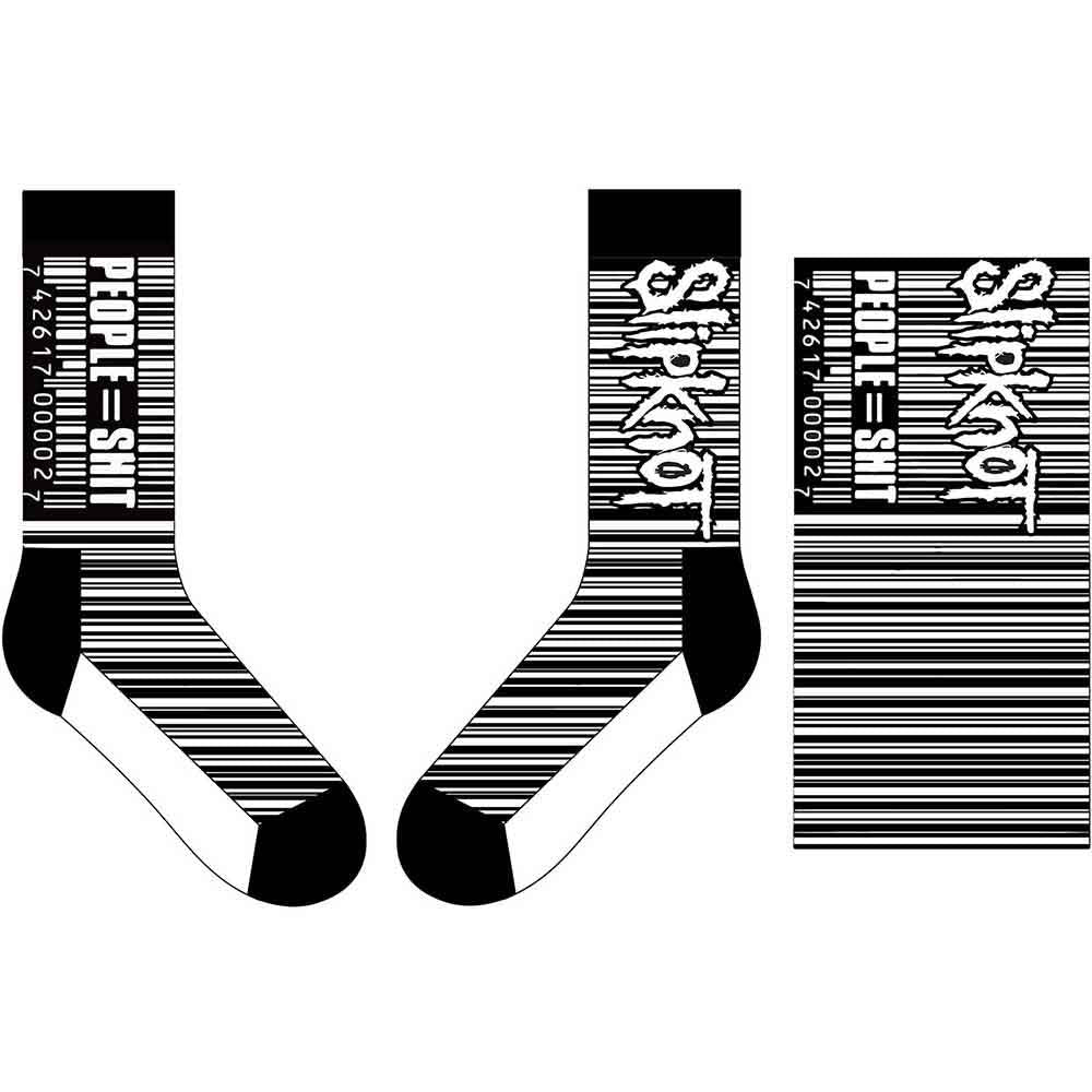 Slipknot Unisex Ankle Socks: Barcode (UK Size 7 - 11)